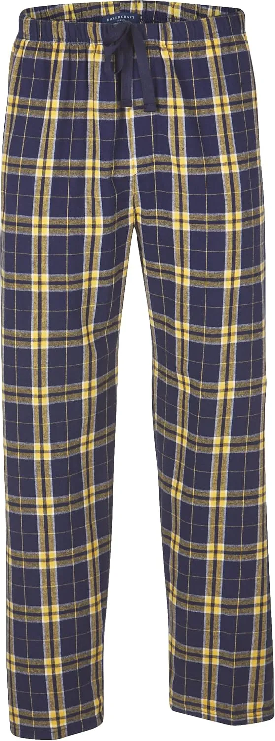 boxercraft Double-Brushed 100% Cotton Harley Flannel Pants