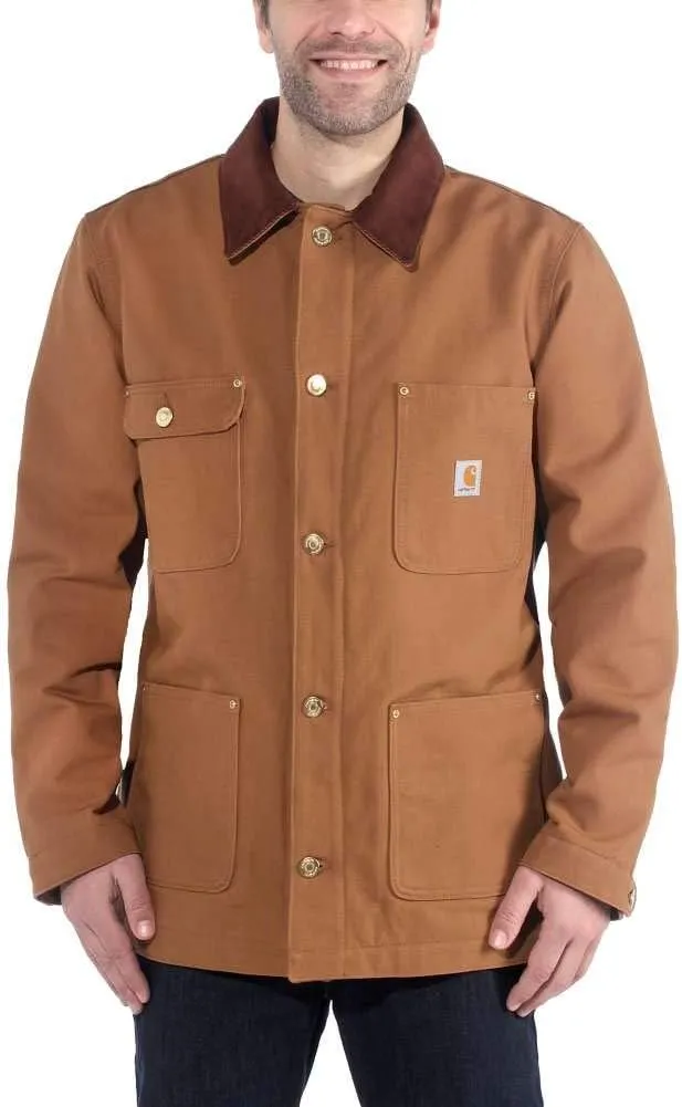 Carhartt Men's Loose Fit Firm Duck BlanketLined Chore Coat