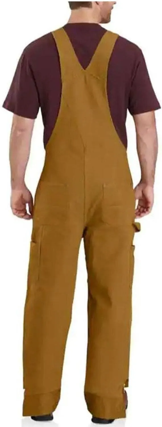 Carhartt Men's Loose Fit Washed Duck Insulated Bib Overall