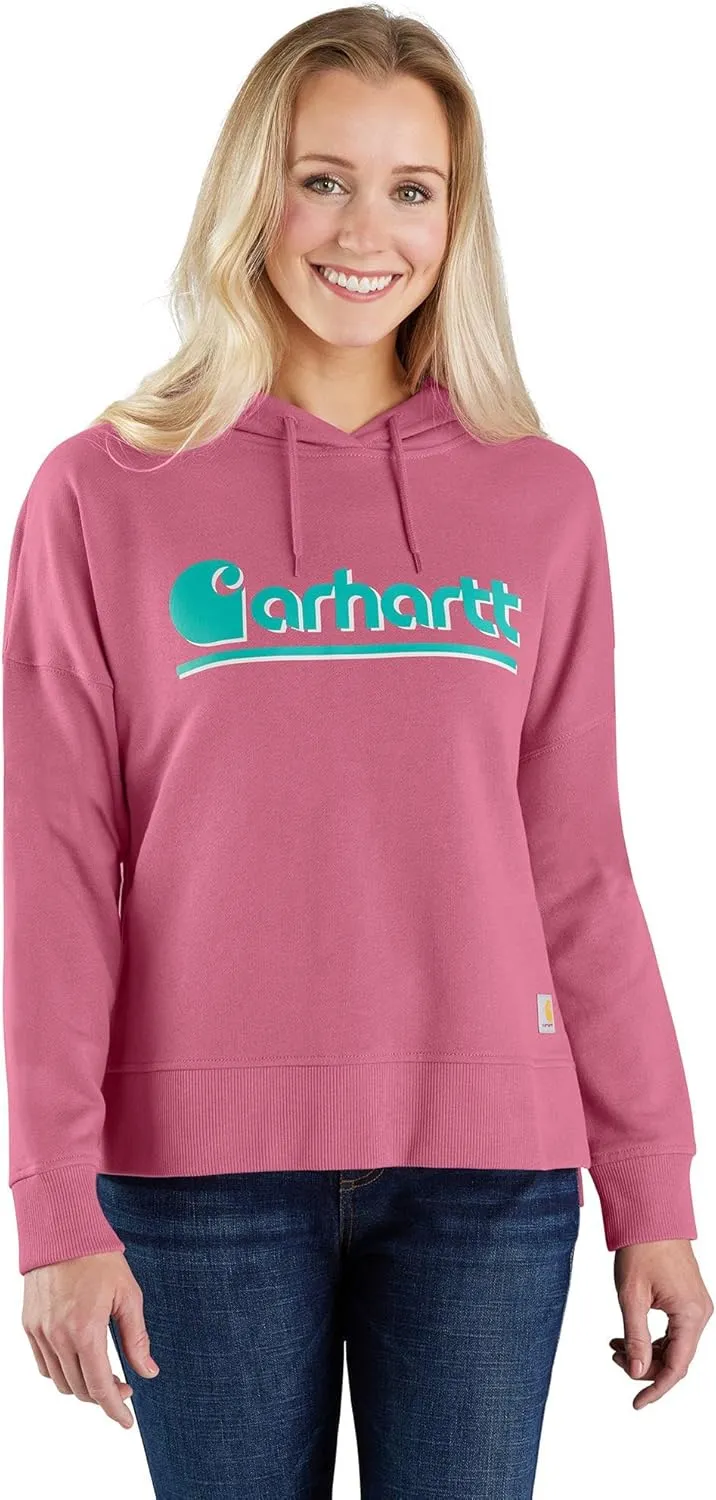 Carhartt Women's Tencel Fiber Series Loose Fit Fall Graphic Hooded Sweatshirt