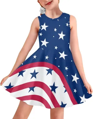 Casual Princess Summer Dresses for Baby Little Girl Halter O-Neck Beach Sundress Plus Size 3-16Y Kids Toddler Skirt