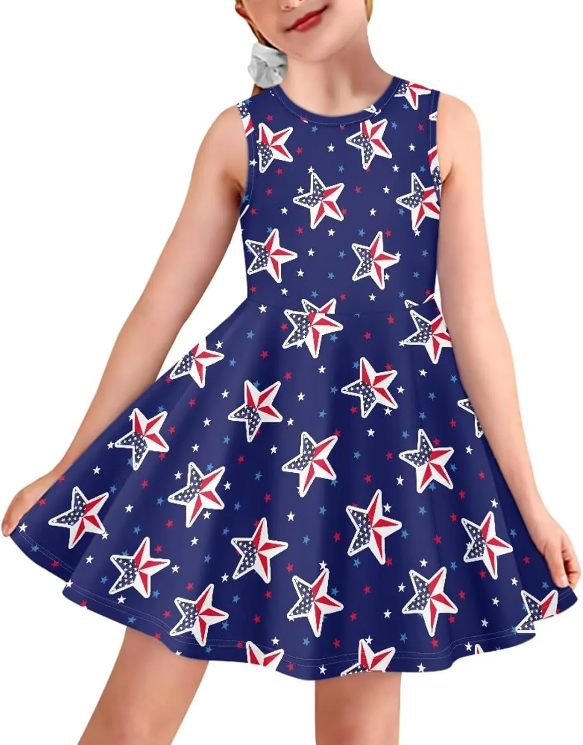 Casual Princess Summer Dresses for Baby Little Girl Halter O-Neck Beach Sundress Plus Size 3-16Y Kids Toddler Skirt