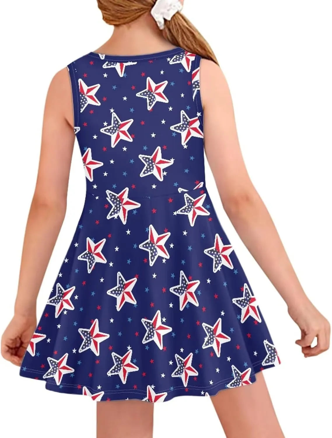Casual Princess Summer Dresses for Baby Little Girl Halter O-Neck Beach Sundress Plus Size 3-16Y Kids Toddler Skirt