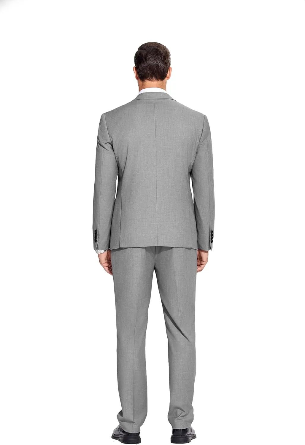 COOFANDY Mens Tuxedo Suit Set Slim Fit 2 Piece One Button Blazer Jacket Pants for Wedding,Dinner,Prom