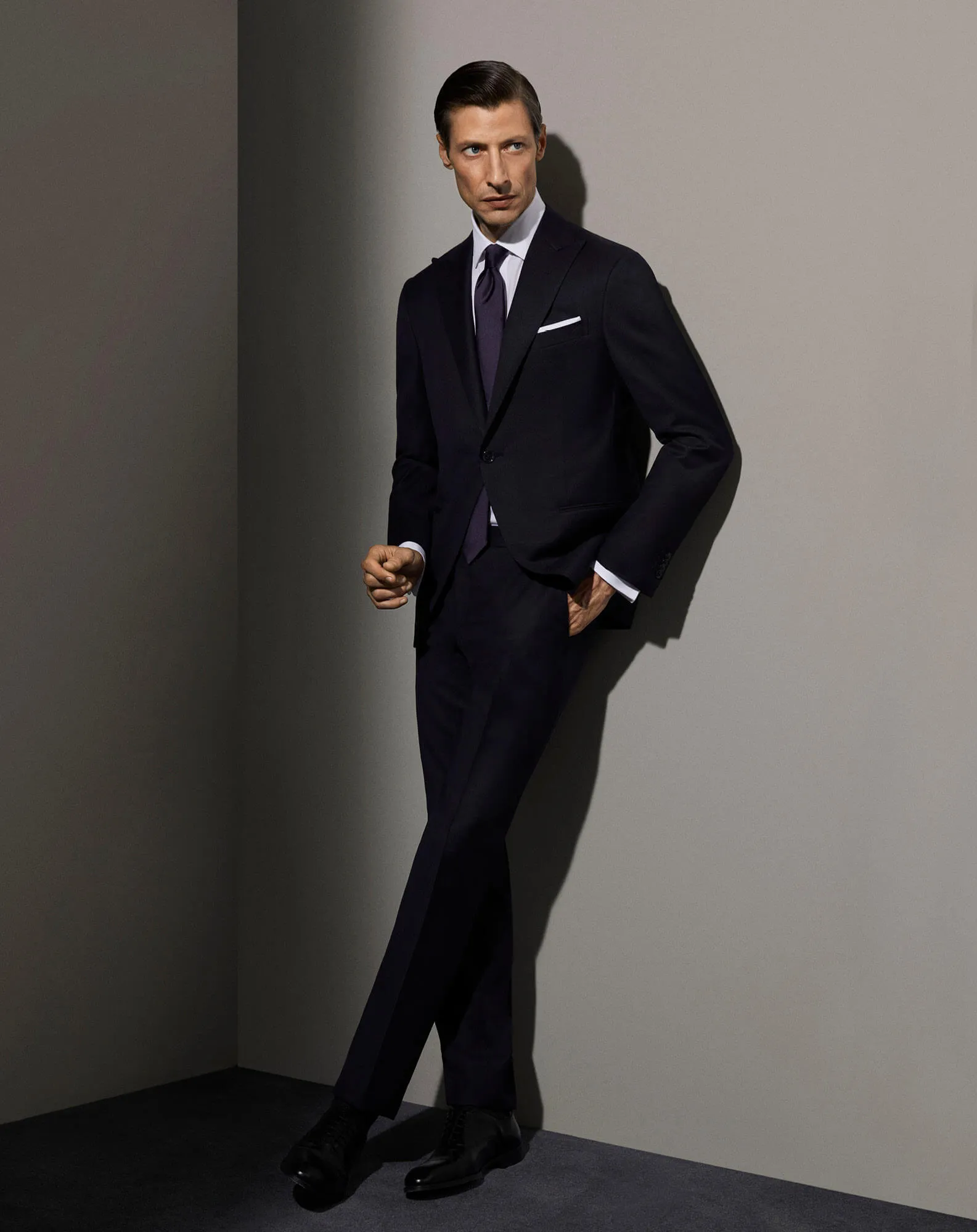 CORNELIANI Smoking Leader Dinner Suit BLACK