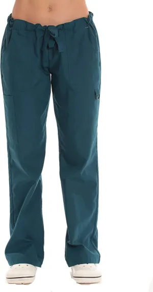 Just Love Cargo Solid Scrub Pants for Women
