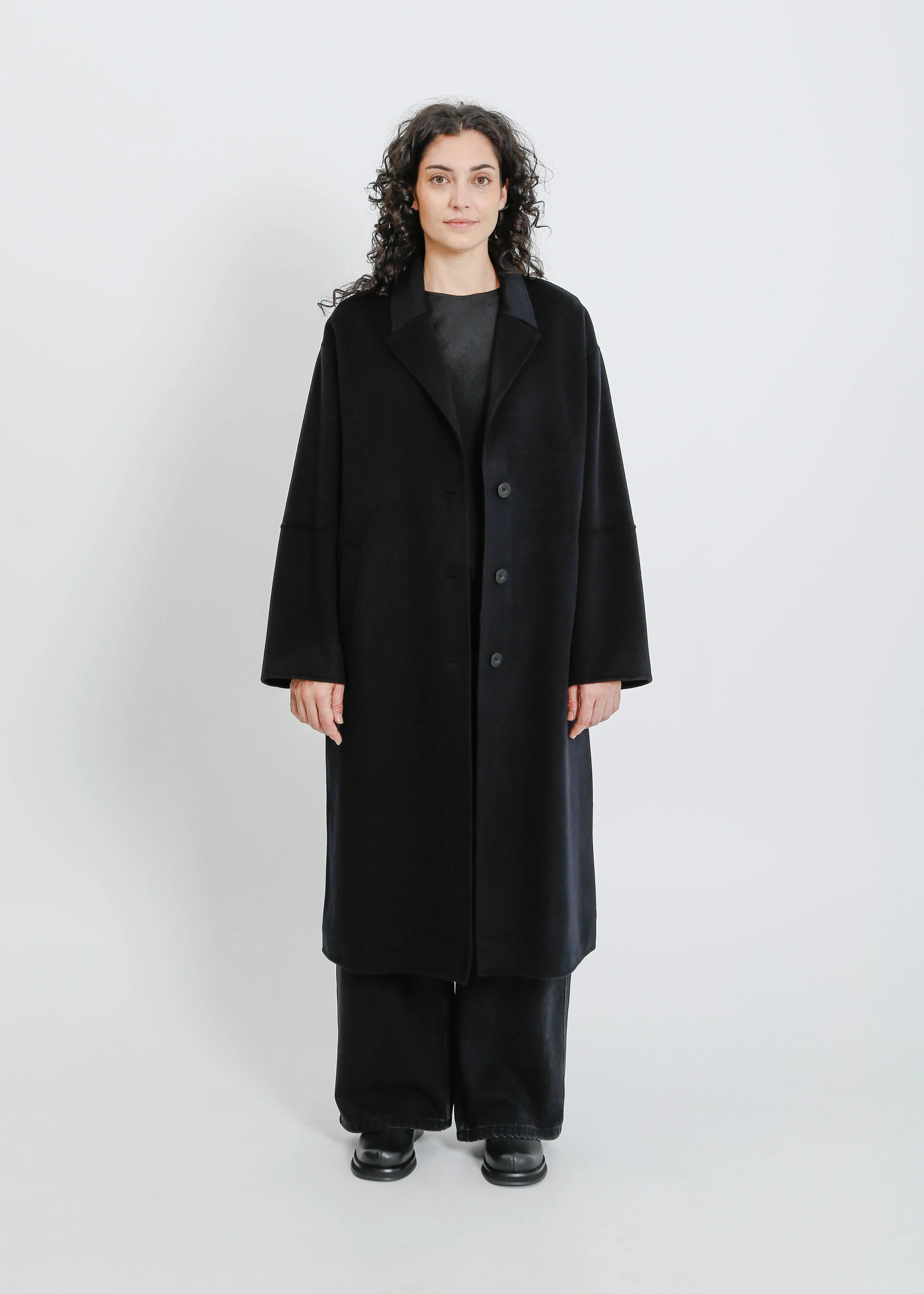 LEIGH COAT / BLACK