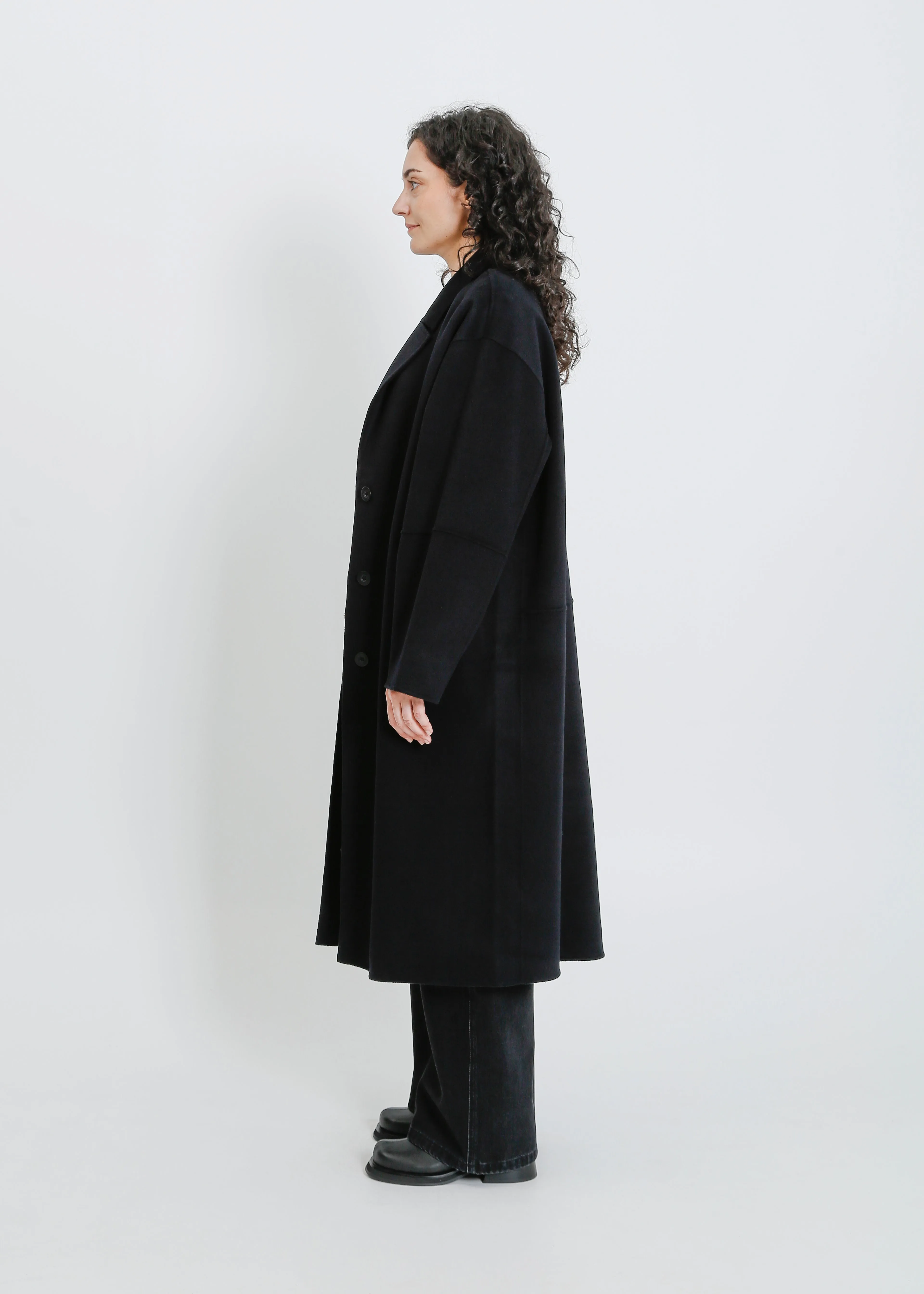 LEIGH COAT / BLACK