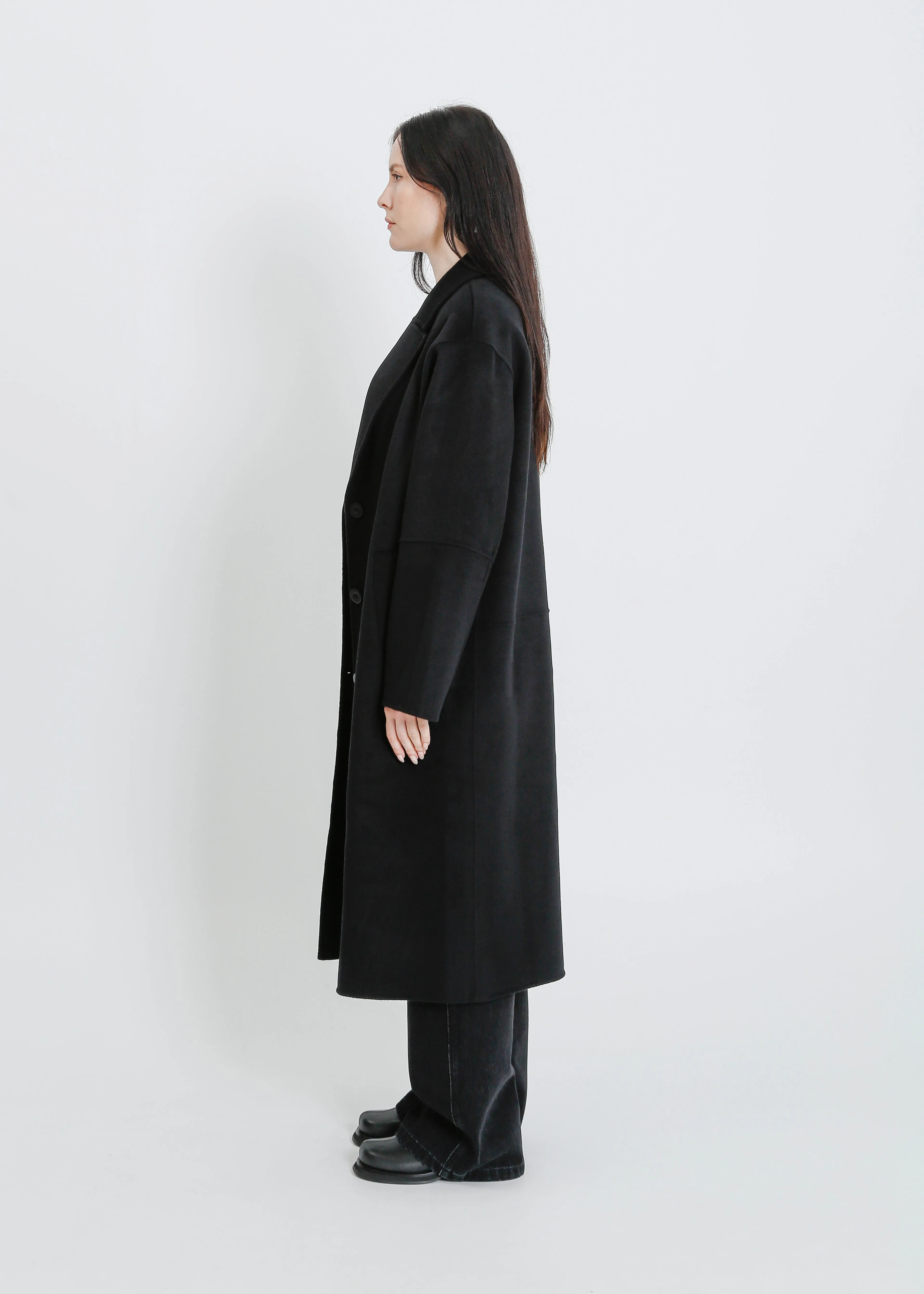LEIGH COAT / BLACK