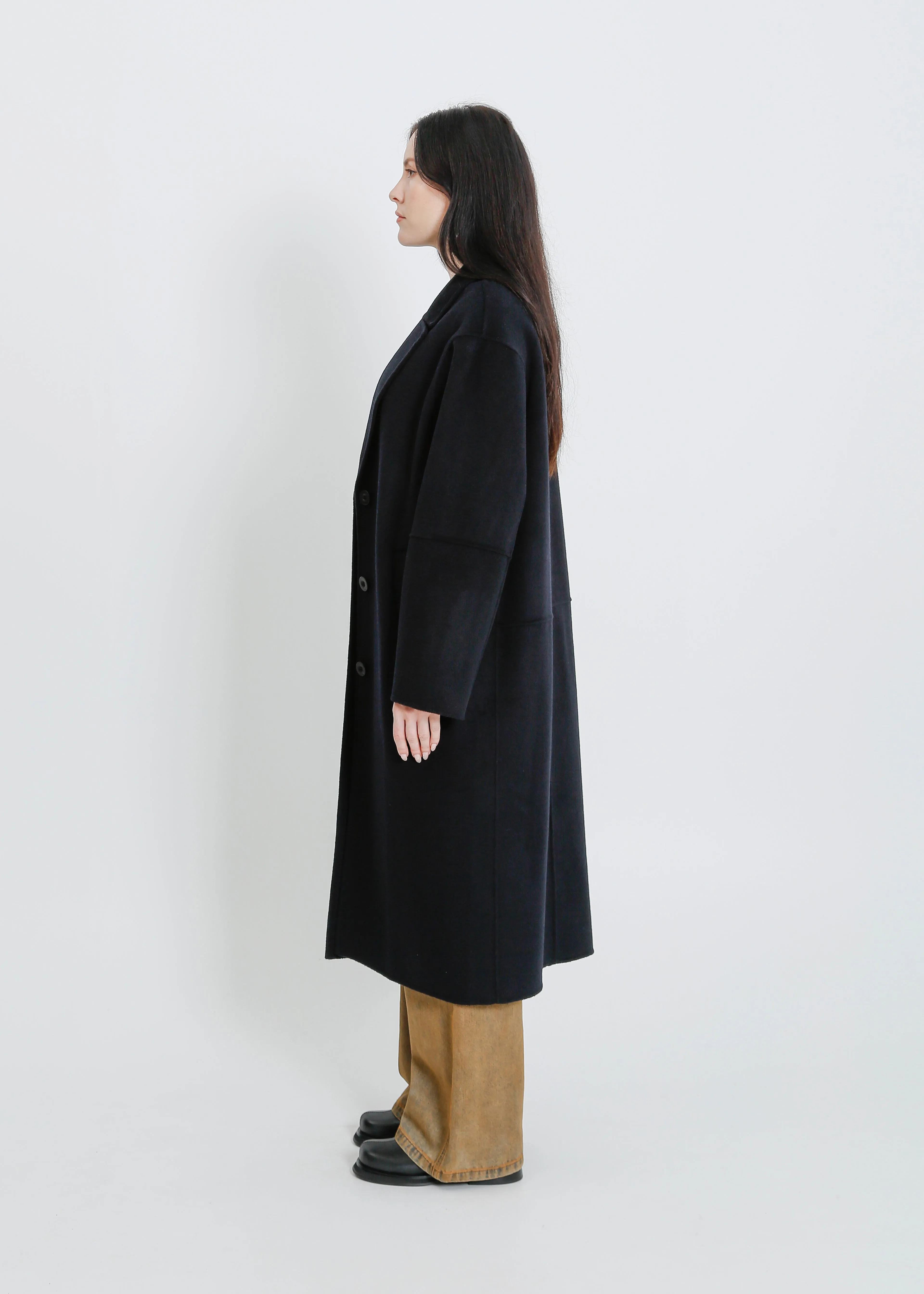 LEIGH COAT / NAVY