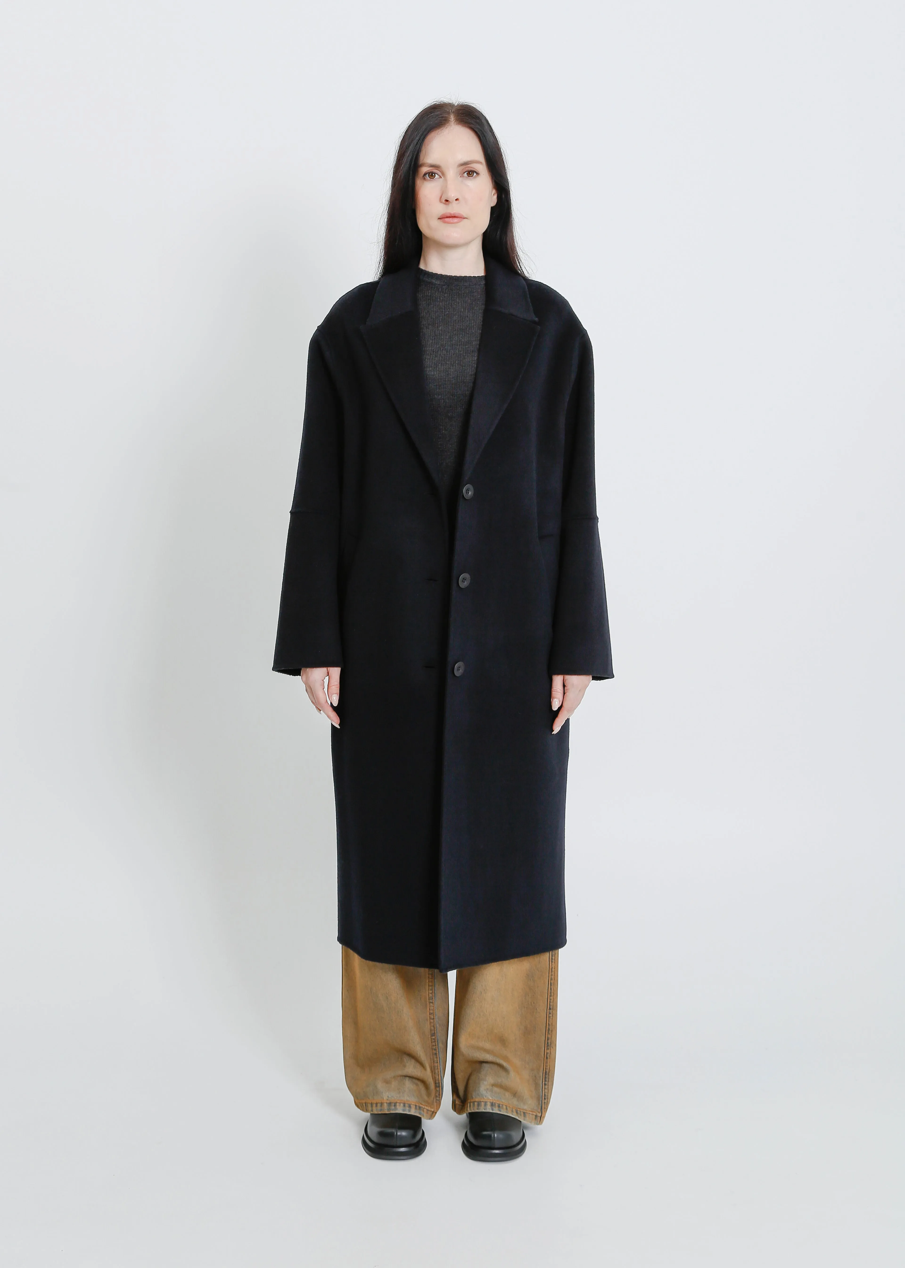 LEIGH COAT / NAVY