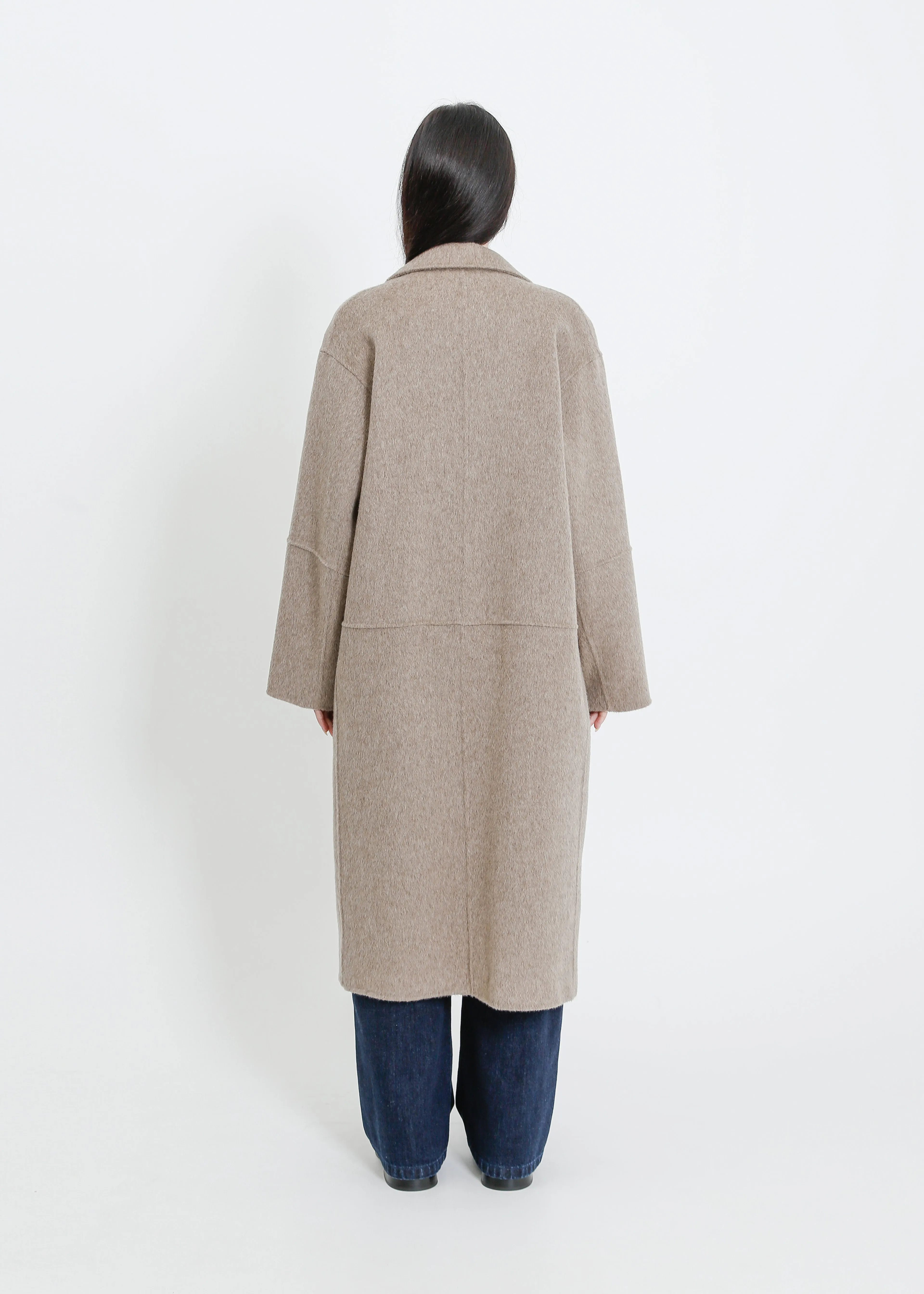 LEIGH COAT / TAUPE MARLE