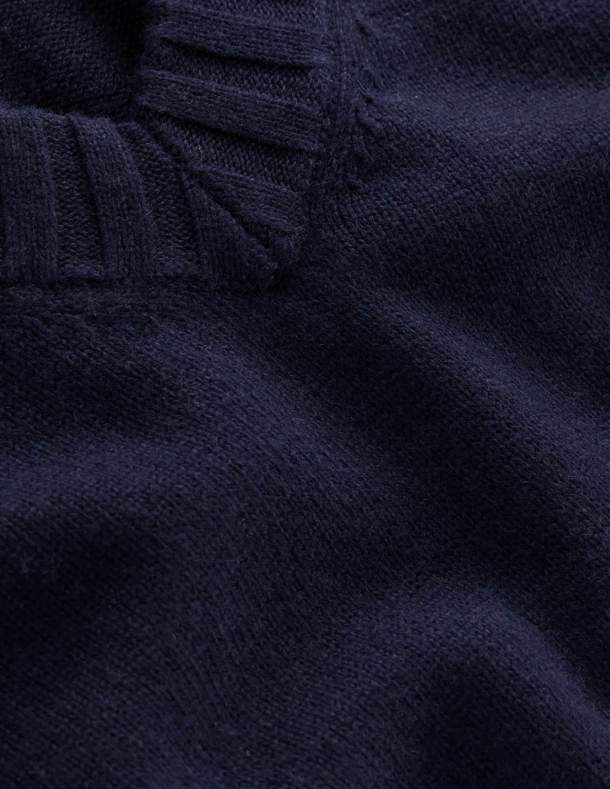 Longline V-Neck Tank-Navy