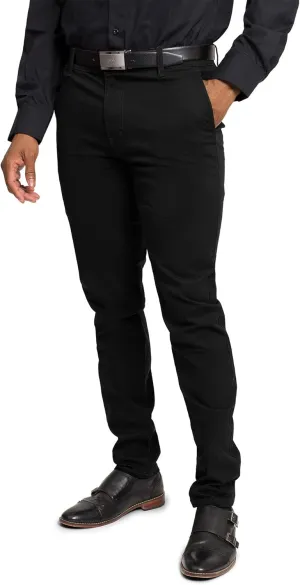 Men's Basic Casual Slim Fit Stretch Chino Pants