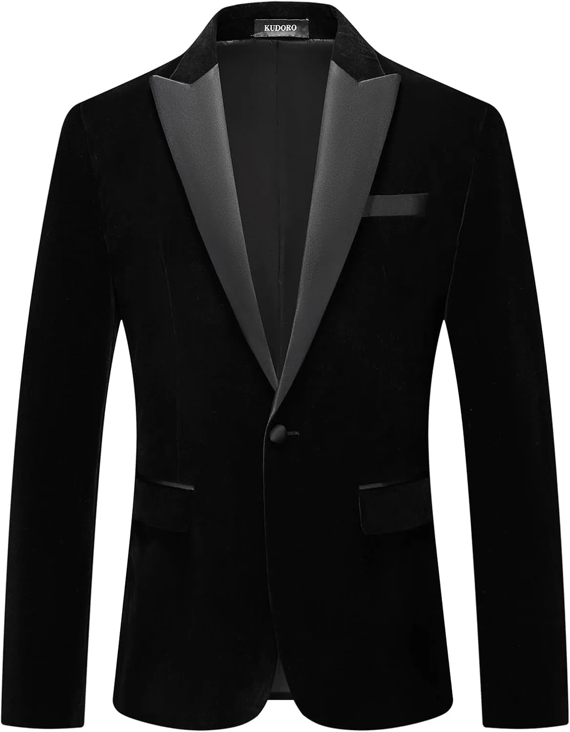 Mens Velvet 3 Piece Suits Slim Fit Peaked Lapel One Button Tuxedo Dinner Jacket Vest Pants Suit Set