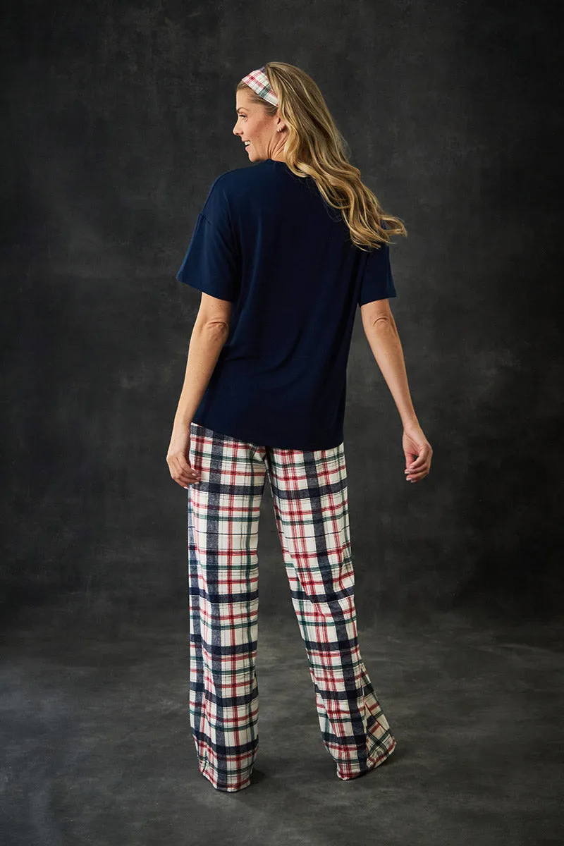 Oversized Tee Pajama Set