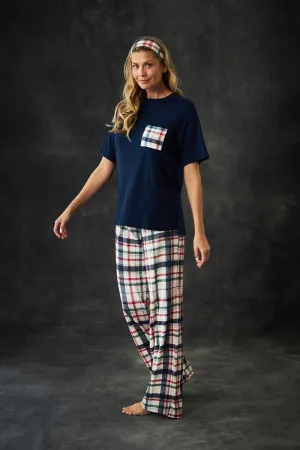 Oversized Tee Pajama Set