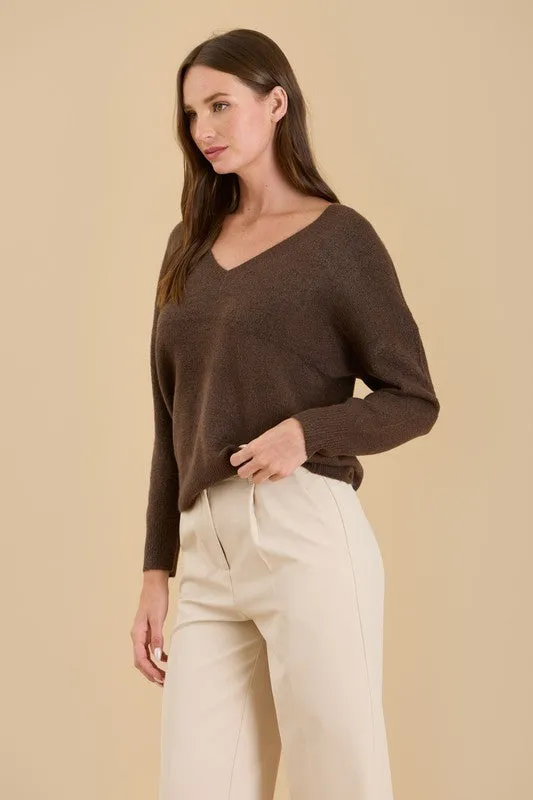 Oversized V-Neck Sweater
