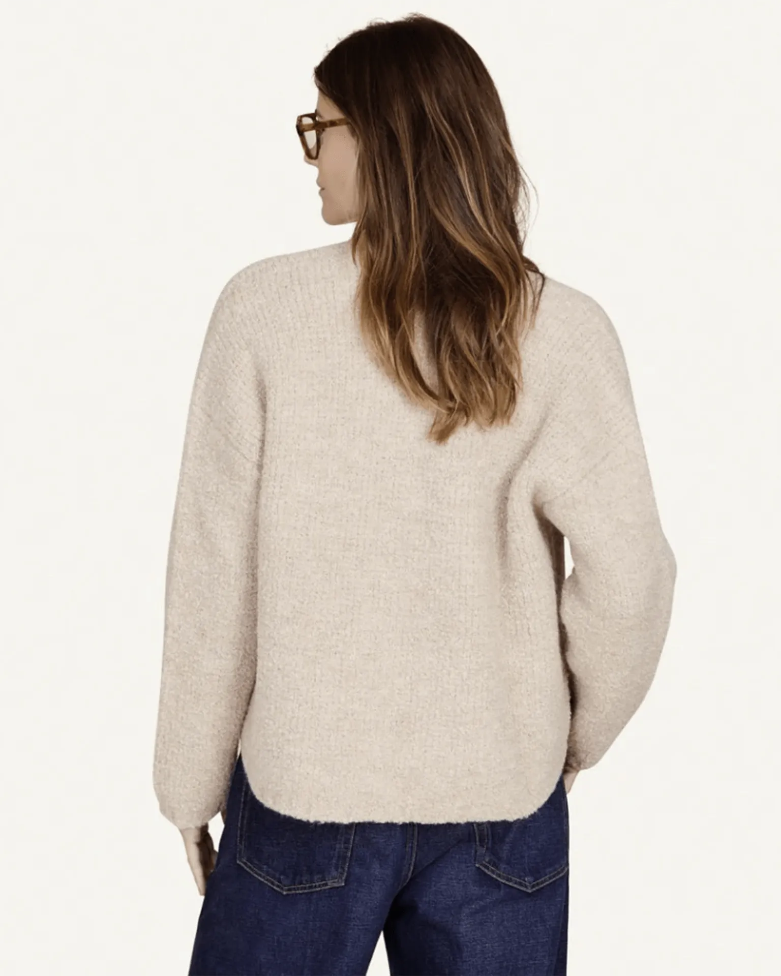 Owen Sweater Jacket in Natural