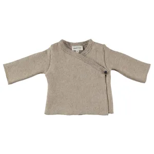 Pequeno Tocon Baby Japo Tender Cardigan Tostado Beige