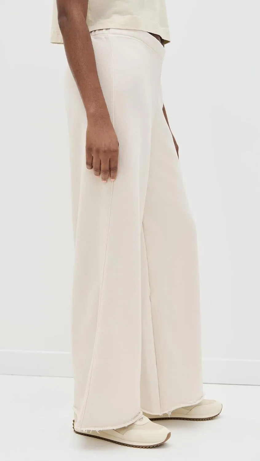 perfectwhitetee Women's Amber French Terry Wide Leg Pants