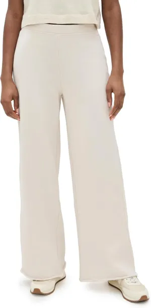 perfectwhitetee Women's Amber French Terry Wide Leg Pants