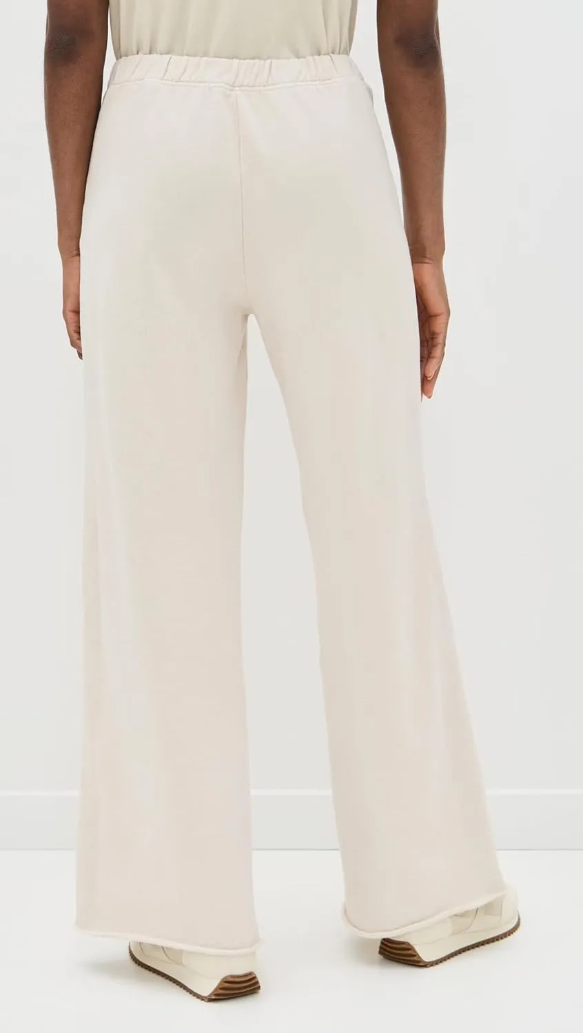 perfectwhitetee Women's Amber French Terry Wide Leg Pants