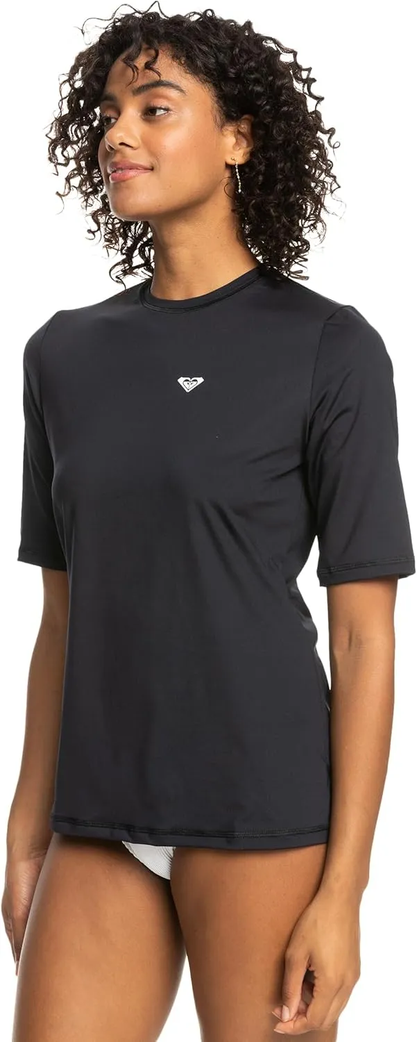 Roxy Women's Standard Enjoy Waves Short Sleeve Loose Fit Rashguard