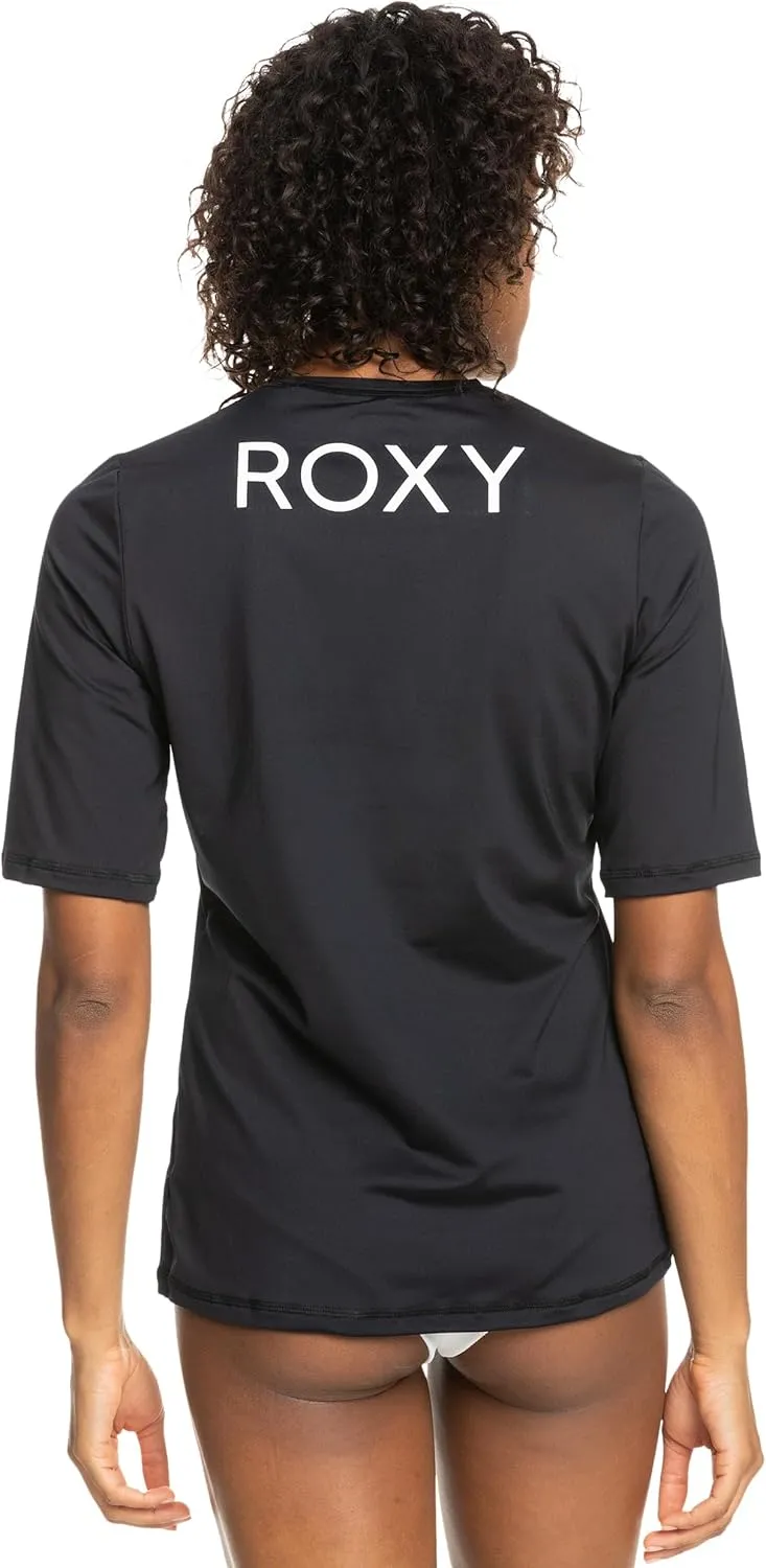 Roxy Women's Standard Enjoy Waves Short Sleeve Loose Fit Rashguard
