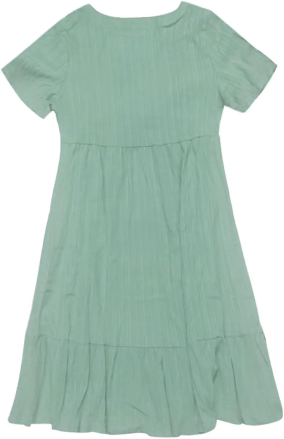 Summer Dresses for Women 2025 Plus Size Short Sleeve V Neck Mini Dress Casual Flowy Swing Boho Beach Vacation Clothes