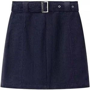 Women's Basic High Waisted Pencil Bodycon Corduroy Solid Short Skirt Casual Fashion Temperament Sexy Elegant Skirts